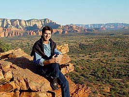 ... from the top of the butte